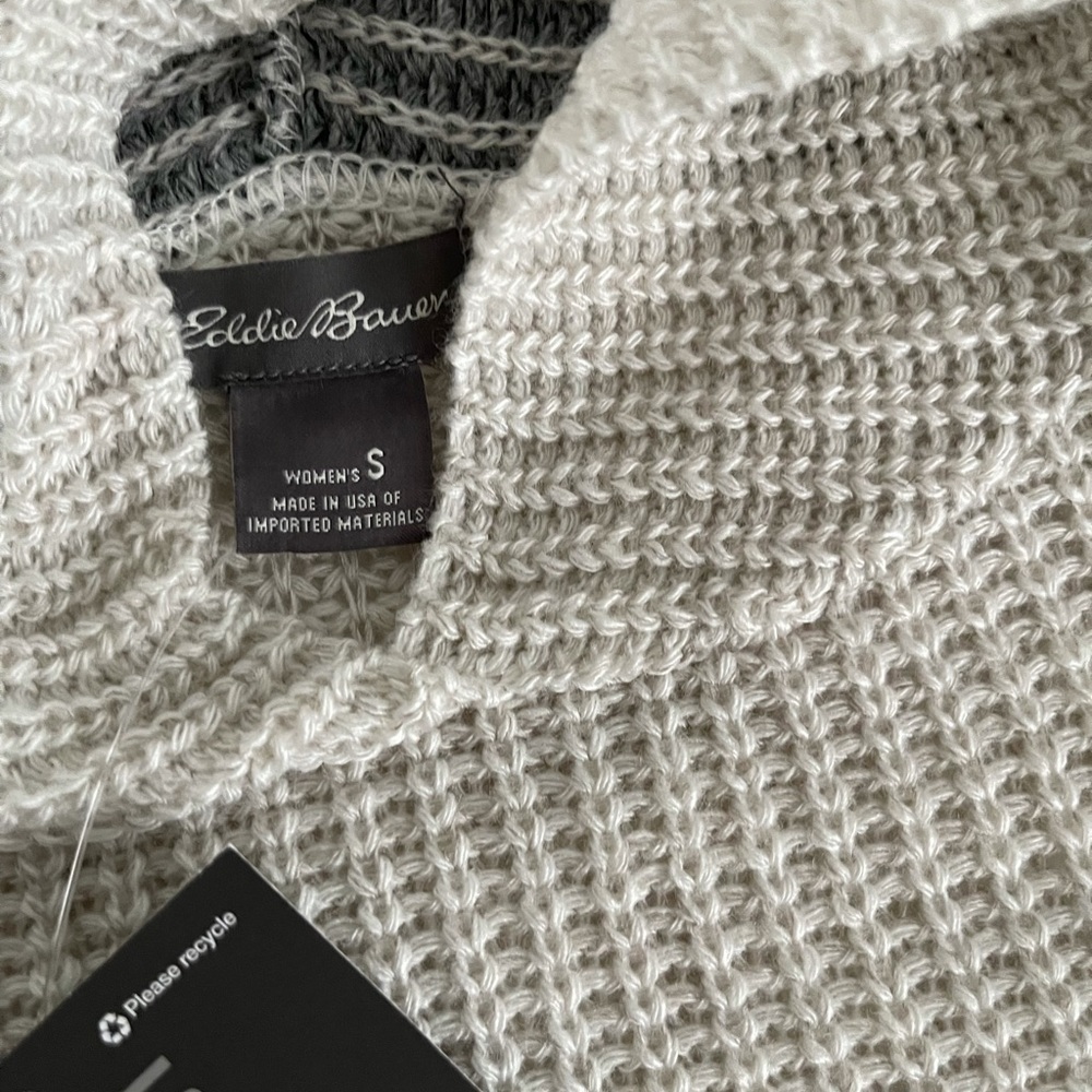 NWT Eddie Bauer Color Blocked Sweater - Picture 4 of 6